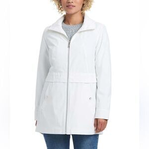 NWT Vince Camuto Rain Jacket Windbreaker Coat XL White